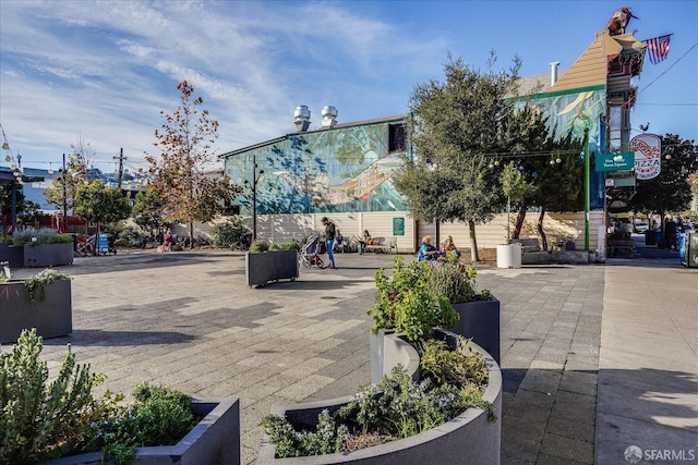 view of community