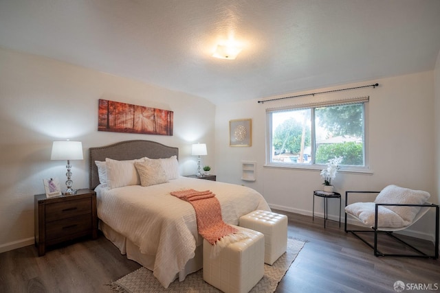 bedroom featuring hardwood / wood-style floors