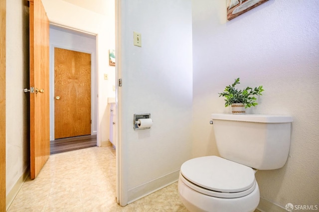 bathroom with toilet