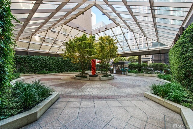 view of home's community featuring a pergola