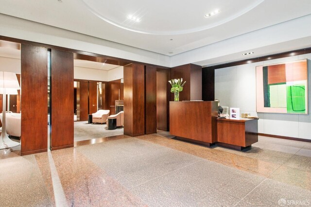 view of reception