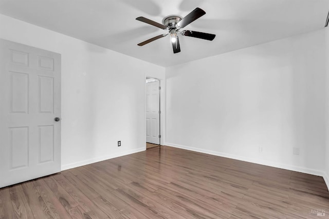 1607 California Dr, Vacaville, CA 95687 - unfurnished bedroom featuring wood finished floors and ceiling fan