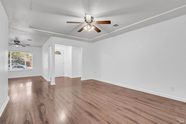 1607 California Dr, Vacaville, CA 95687 - empty room featuring a ceiling fan and wood finished floors