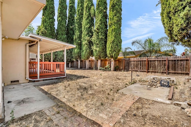 1607 California Dr, Vacaville, CA 95687 - fenced backyard featuring a patio area