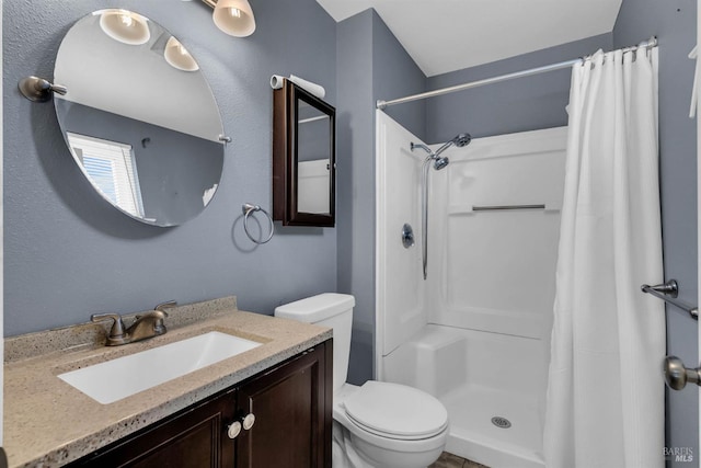 1607 California Dr, Vacaville, CA 95687 - bathroom with vanity and curtained shower
