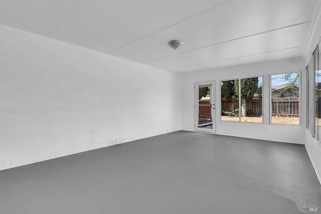 1607 California Dr, Vacaville, CA 95687 - empty room with concrete flooring