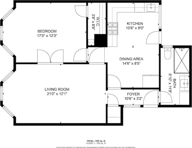 59 Collingwood St, San Francisco, CA 94114 - floor plan / room layout
