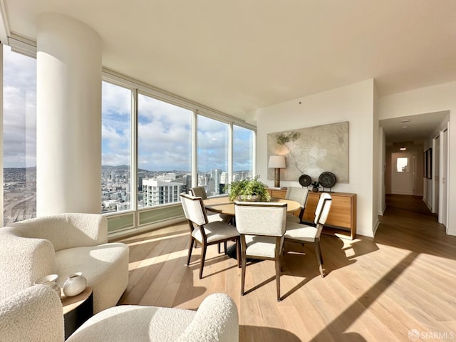 sunroom featuring a wealth of natural light