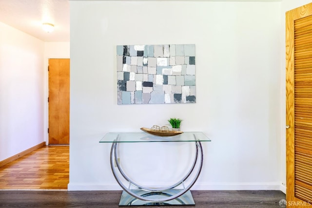 4301 Hillview Dr, Pittsburg, CA 94565 - room details featuring baseboards and wood finished floors