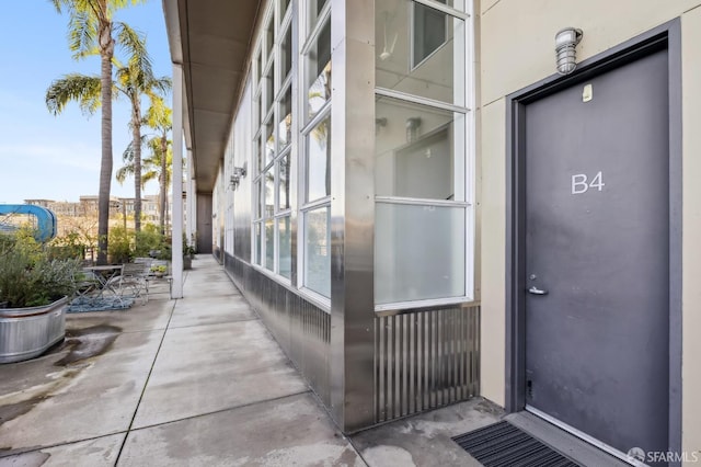 view of entrance to property