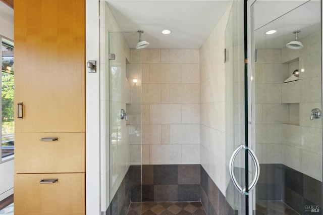full bath featuring a stall shower