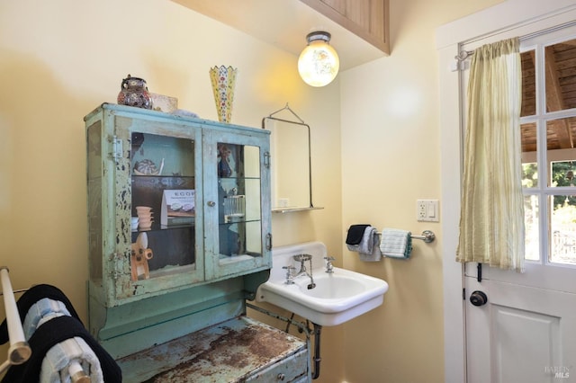 bathroom with a sink