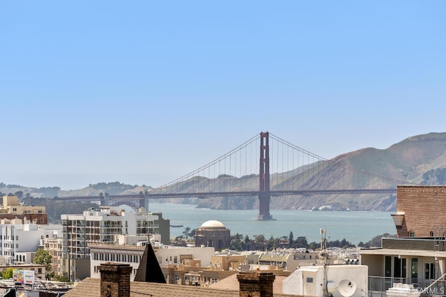 1375 Sacramento St, San Francisco, CA 94109 - city view featuring a notable bridge and a water and mountain view