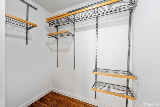 1375 Sacramento St, San Francisco, CA 94109 - spacious closet featuring wood finished floors