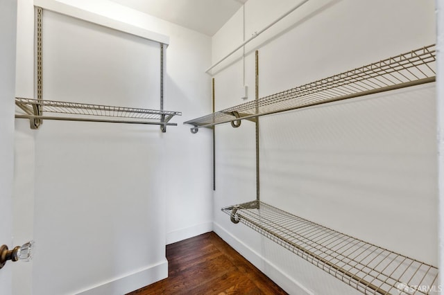 1375 Sacramento St, San Francisco, CA 94109 - walk in closet featuring dark wood finished floors