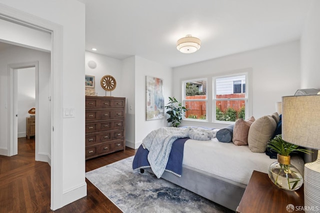 2266 Cecilia Ave, San Francisco, CA 94116 - bedroom featuring baseboards and wood finished floors