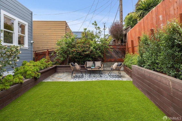 2266 Cecilia Ave, San Francisco, CA 94116 - fenced backyard with a patio area