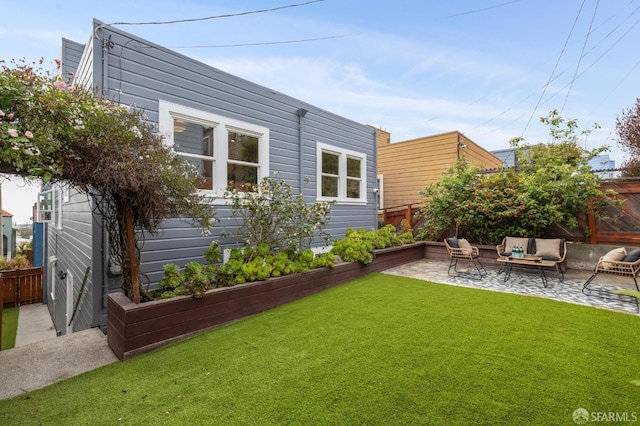 2266 Cecilia Ave, San Francisco, CA 94116 - view of yard featuring a patio area and an outdoor hangout area
