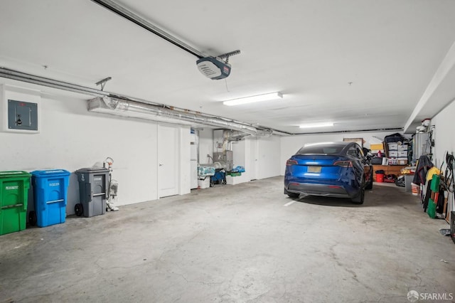 176 Summit Way, San Francisco, CA 94132 - garage with a garage door opener and electric panel