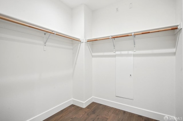 176 Summit Way, San Francisco, CA 94132 - walk in closet with dark wood-type flooring