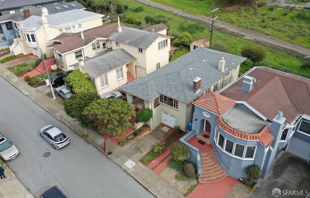 birds eye view of property featuring a residential view