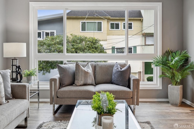 interior space with plenty of natural light