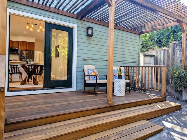 192 Ridgeway Ave, Oakland, CA 94611 - deck with a pergola