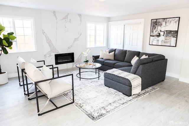 28290 Thackeray Ave, Hayward, CA 94544 - living area with plenty of natural light, wood finished floors, and baseboards