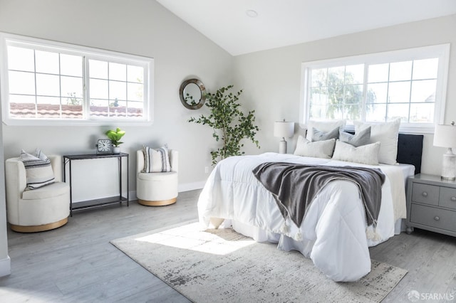 28290 Thackeray Ave, Hayward, CA 94544 - bedroom with wood finished floors and lofted ceiling
