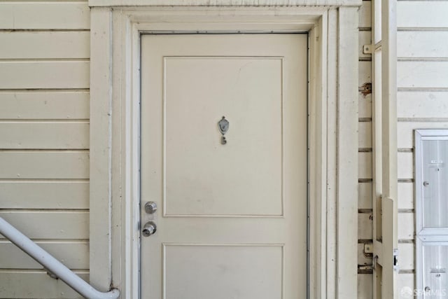 view of entrance to property