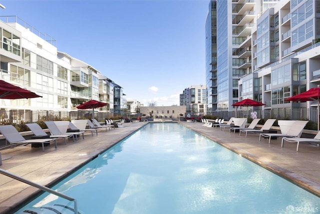 420 Mission Bay Blvd Unit 706, San Francisco, CA 94158 - community pool featuring fence and a patio area