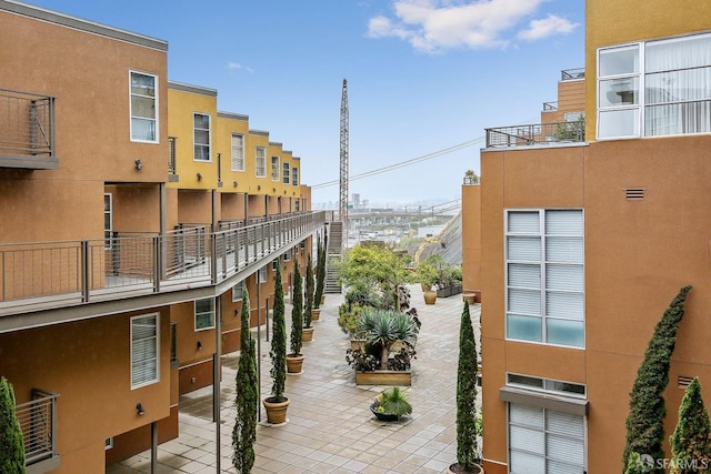 view of property with a city view