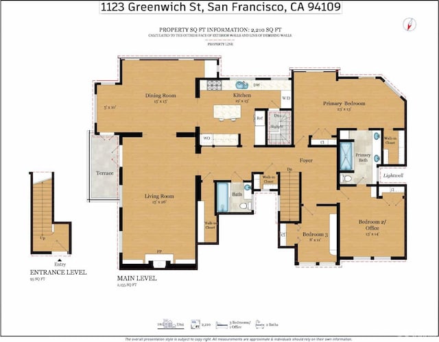 1123 Greenwich St, San Francisco, CA 94109 - room layout