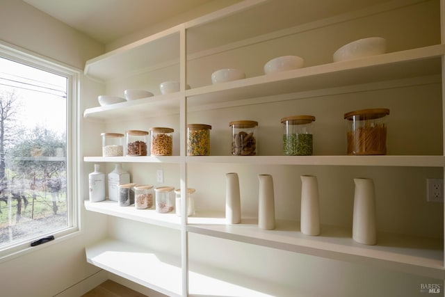 view of pantry