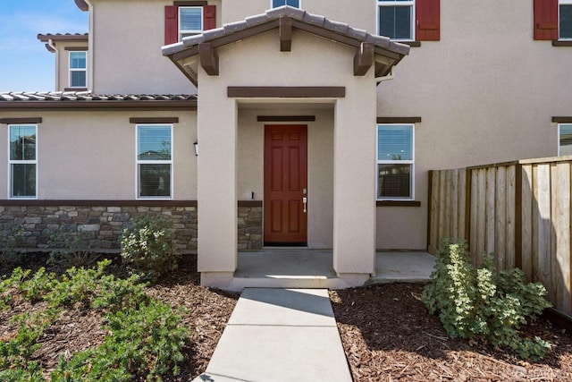 view of property entrance