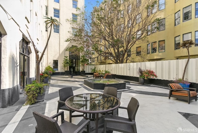 631 Ofarrell St Unit 702, San Francisco, CA 94109 - view of patio featuring outdoor dining area