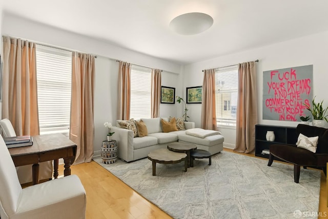 631 Ofarrell St Unit 702, San Francisco, CA 94109 - living area with light wood-type flooring