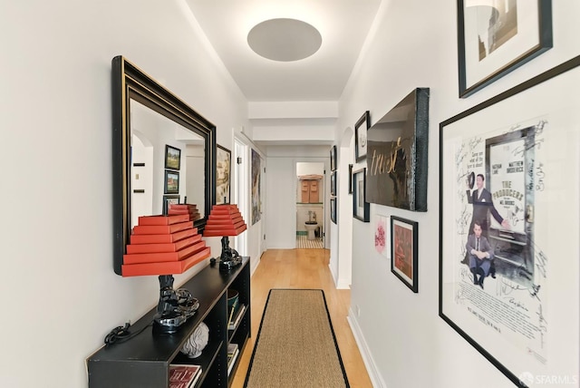 631 Ofarrell St Unit 702, San Francisco, CA 94109 - hall with light wood finished floors