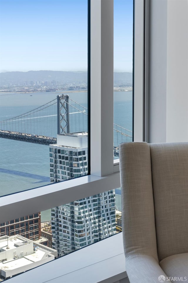 181 Fremont St Unit 58A, San Francisco, CA 94105 - interior space featuring a notable bridge and nearby urban area
