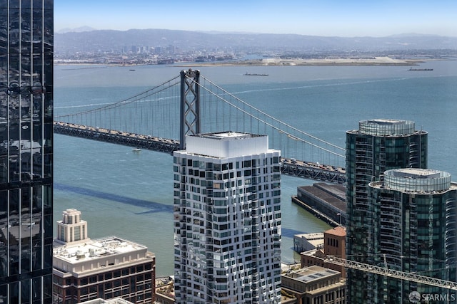181 Fremont St Unit 58A, San Francisco, CA 94105 - water view featuring a notable bridge and nearby urban area