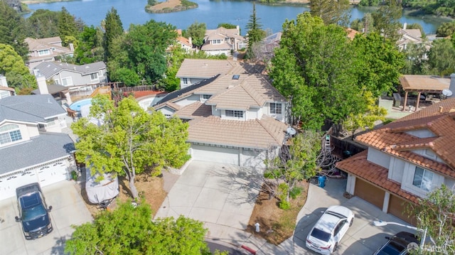 4737 Crestone Peak Dr, Antioch, CA 94531 - bird's eye view featuring a residential view and a water view