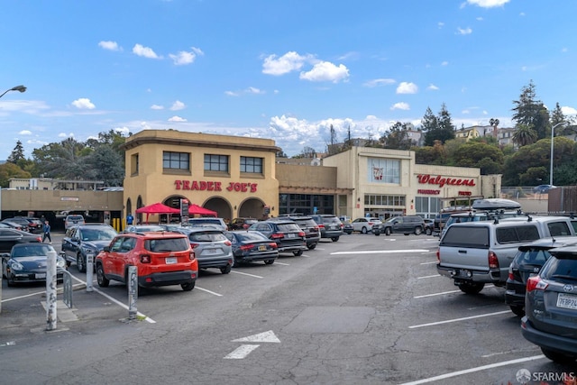 view of vehicle parking