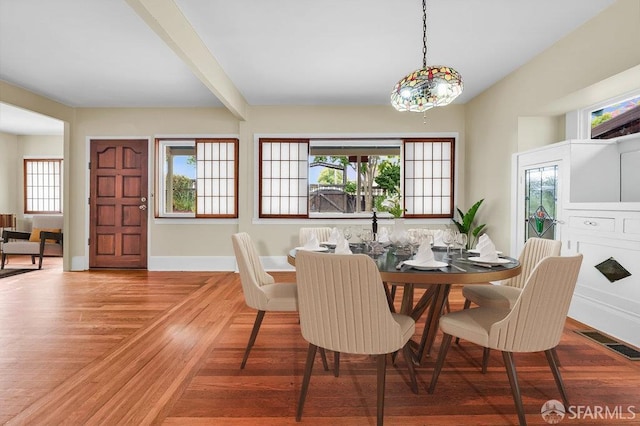 3779 Park Boulevard Way, Oakland, CA 94610 - dining space featuring wood finished floors and baseboards