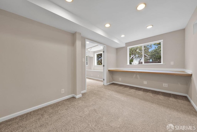3779 Park Boulevard Way, Oakland, CA 94610 - carpeted empty room featuring recessed lighting and baseboards