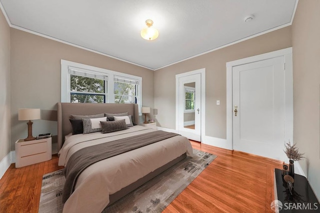 3779 Park Boulevard Way, Oakland, CA 94610 - bedroom with crown molding and wood finished floors