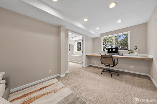 3779 Park Boulevard Way, Oakland, CA 94610 - carpeted office featuring recessed lighting and baseboards