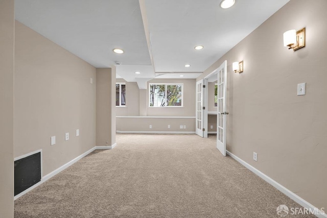 3779 Park Boulevard Way, Oakland, CA 94610 - carpeted spare room featuring baseboards and recessed lighting