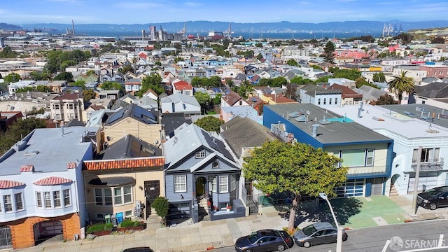 1758 Palou Ave, San Francisco, CA 94124 - aerial perspective of suburban area featuring a mountainous background