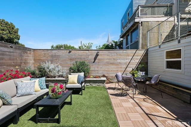 1758 Palou Ave, San Francisco, CA 94124 - view of patio / terrace with outdoor lounge area