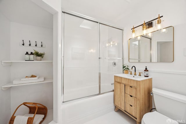 67 Rome St, San Francisco, CA 94112 - full bath with vanity and bath / shower combo with glass door